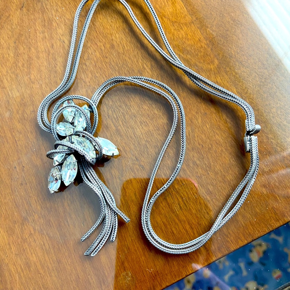 Vintage rhinestone necklace